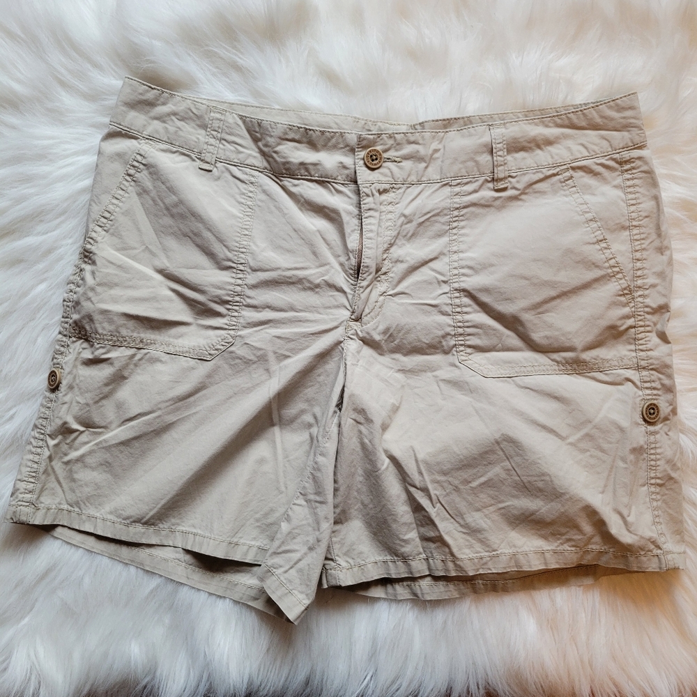 Tommy Hilfiger Khaki Tan Adjustable Shorts Size 12